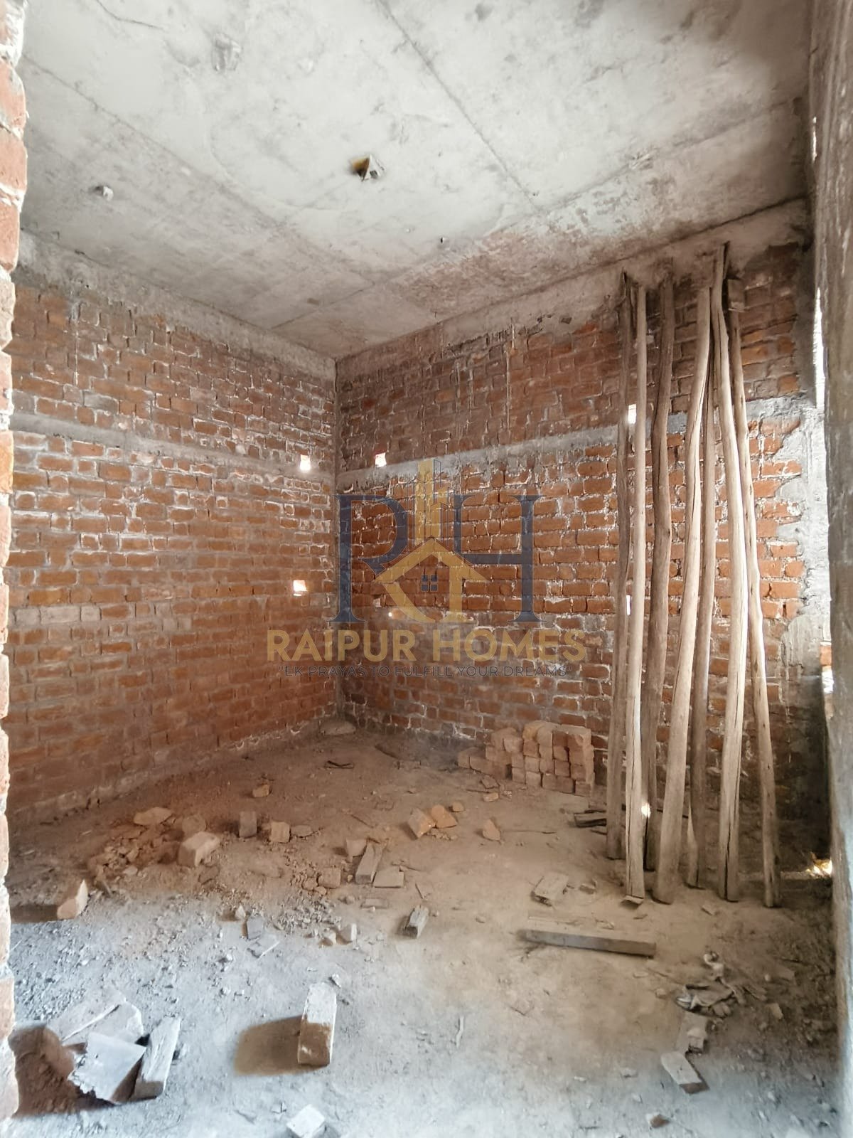 2 BHK UNDER CONSTRUCTION HOUSE AVAILABLE NEAR IN CHANDKHURI