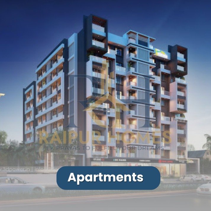 raipur homes 2 BHK RESIDENTIAL FLAT AVAILABLE IN PACHPEDI NAKA