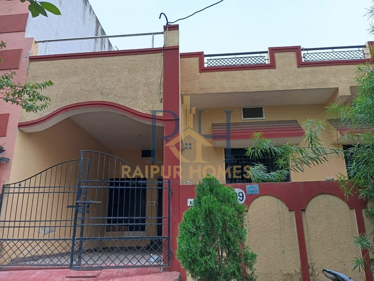 raipur homes 2 BHK RESIDENTIAL HOUSE AVAILABLE IN NEW CHANGORABHATA