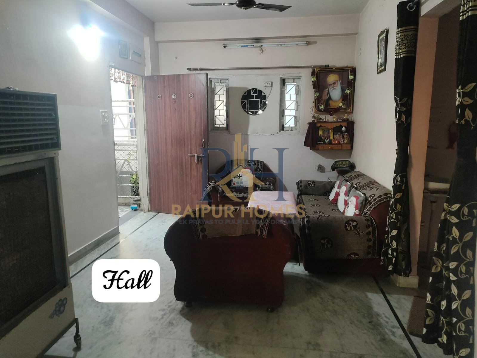 raipur homes 3 BHK SEMI-FURNISHED FLAT AVAILABLE IN MOWA