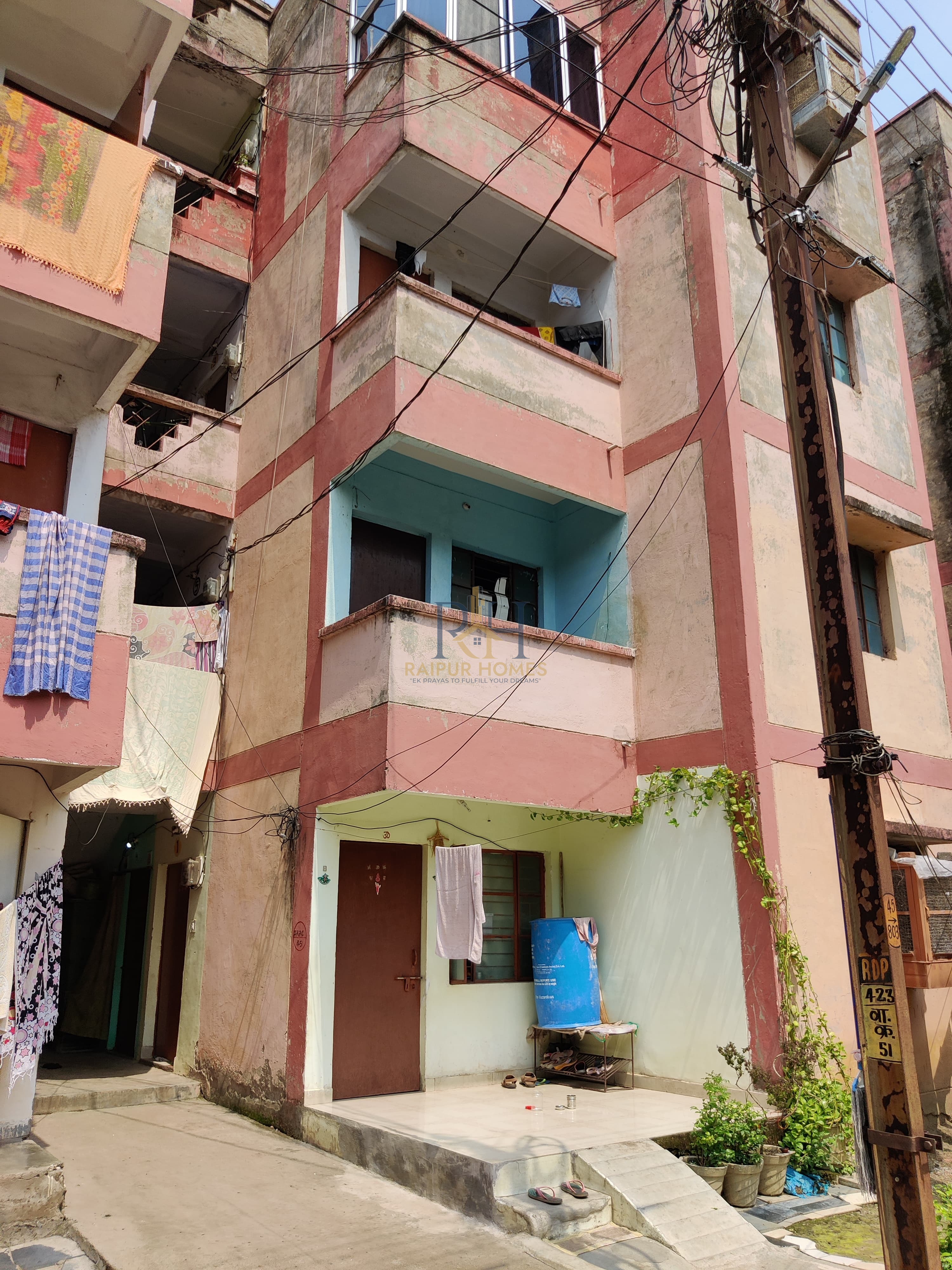 1 BHK RESIDENTIAL FLAT AVAILABLE IN VIDHAYAK COLONY ( TELIBANDHA )