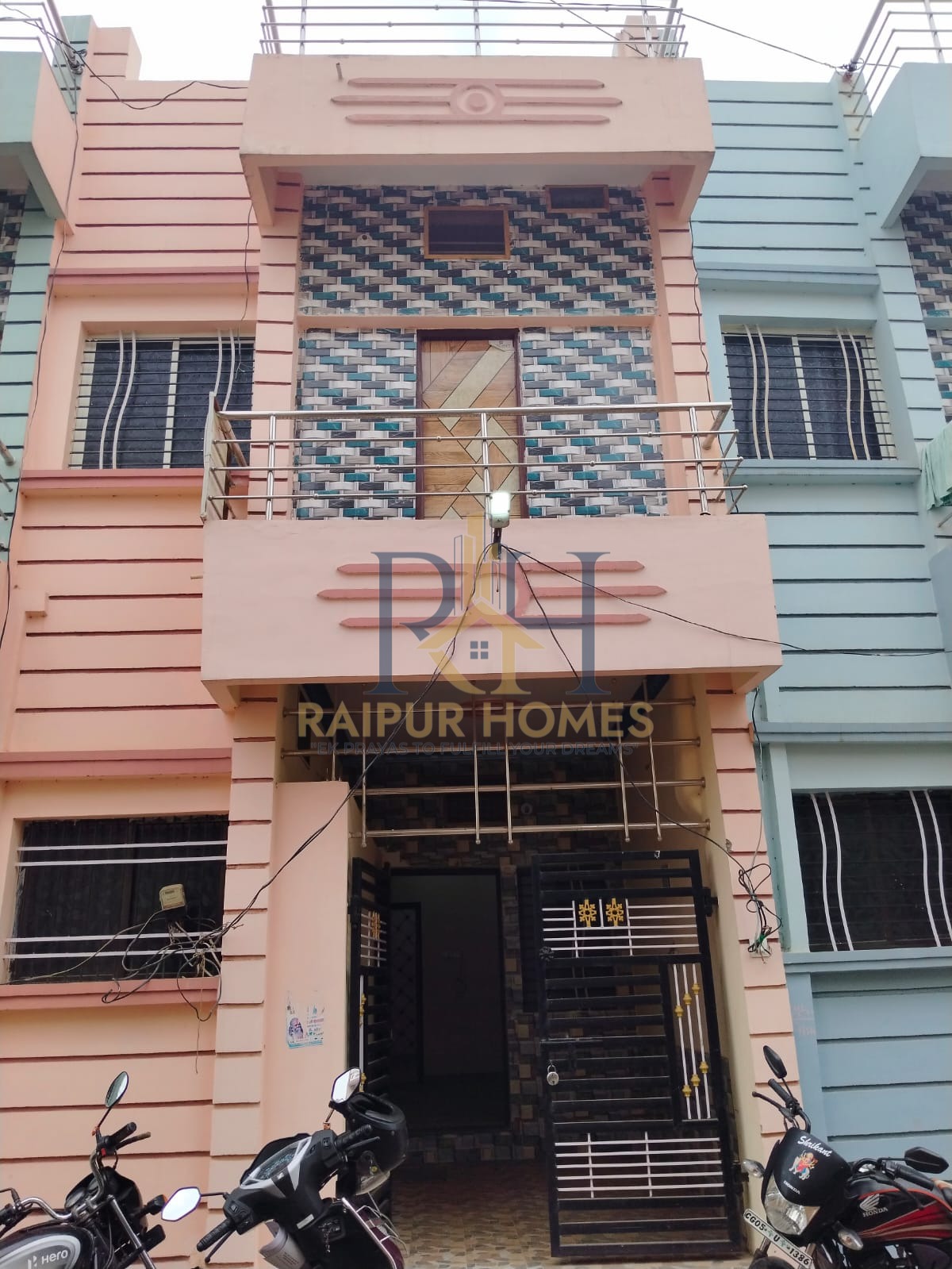 raipur homes 3 BHK RESIDENTIAL HOUSE AVAILABLE IN RAWATPURA PHASE-2