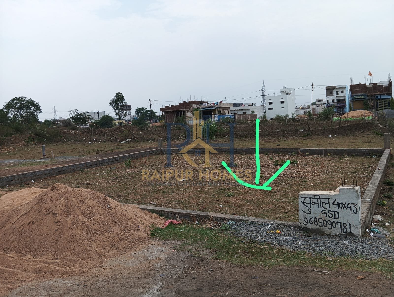 raipur homes RESIDENTIAL PLOT AVAILABLE IN URKURA