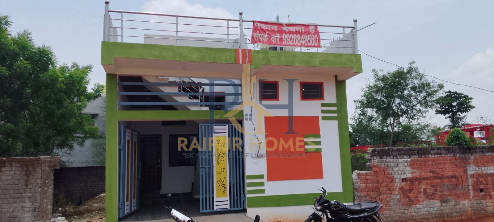 raipur homes 2 BHK SEMI-FURNISHED HOUSE AVAILABLE IN NEAR MAHADEV GHAT