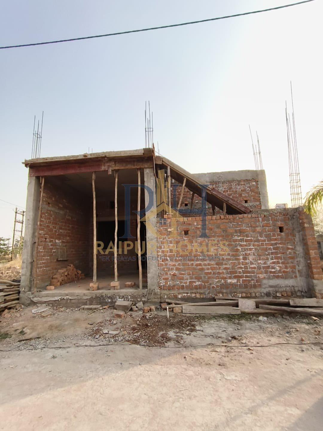 2 BHK UNDER CONSTRUCTION HOUSE AVAILABLE NEAR IN CHANDKHURI